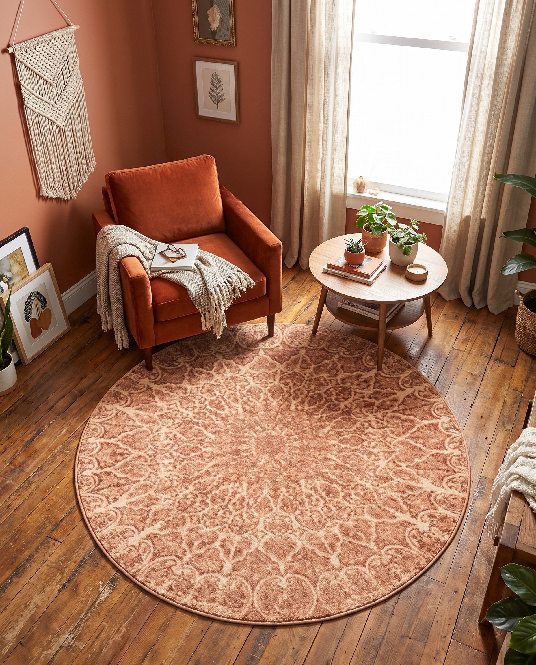 5' x 5' Monte Carlo Round Rug