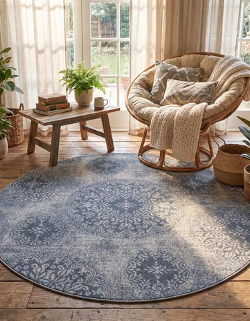 6' x 6' Monte Carlo Round Rug