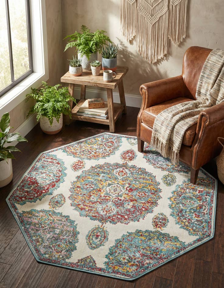 Detail image of 4' x 4' Paragon Octagon Rug