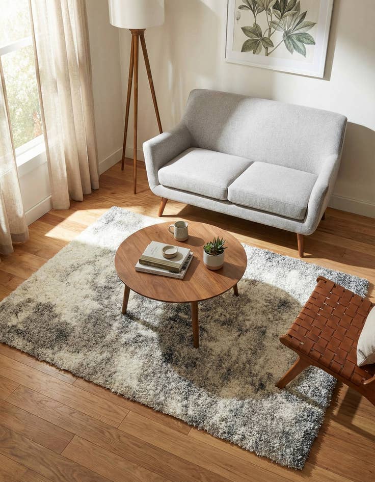 Detail image of  4' x 6' Soft Touch Shag Rug