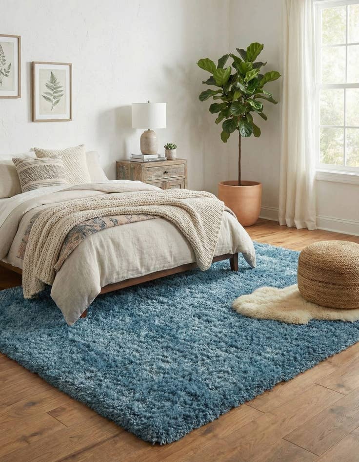 Detail image of 5' x 8' Infinity Shag Rug