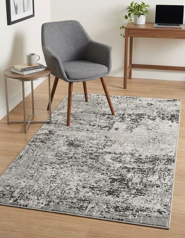 Gray Leipzig Rug