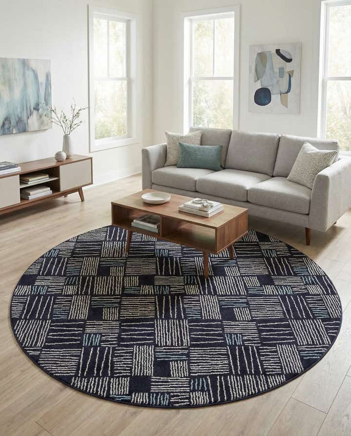 7' 10 x 7' 10 Hanahan Round Rug