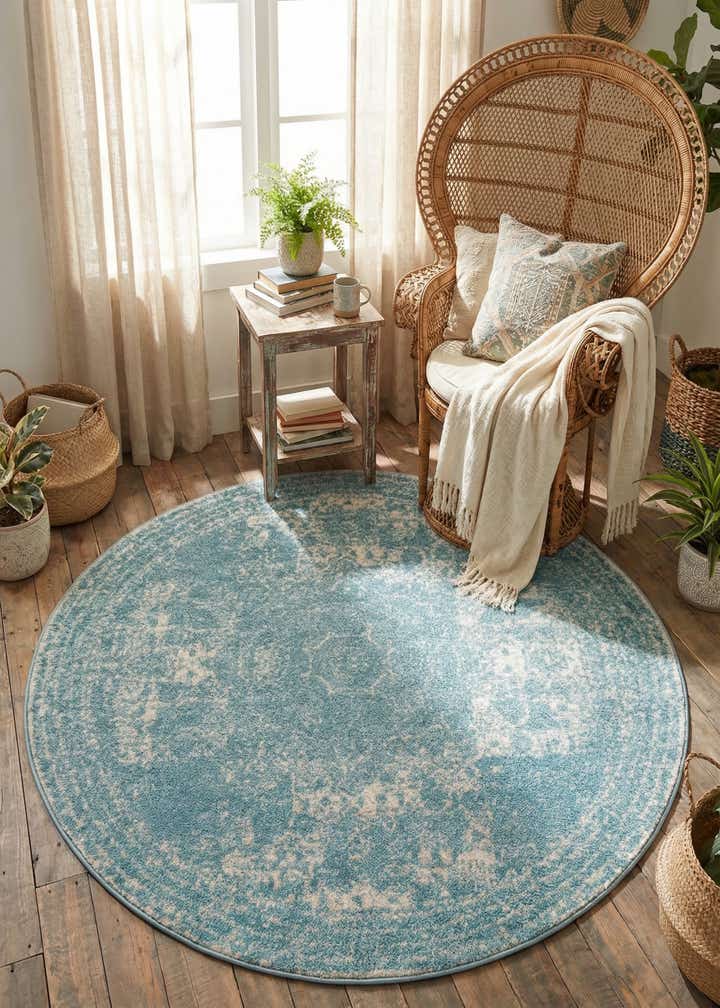 5' 3 x 5' 3 Dover Round Rug