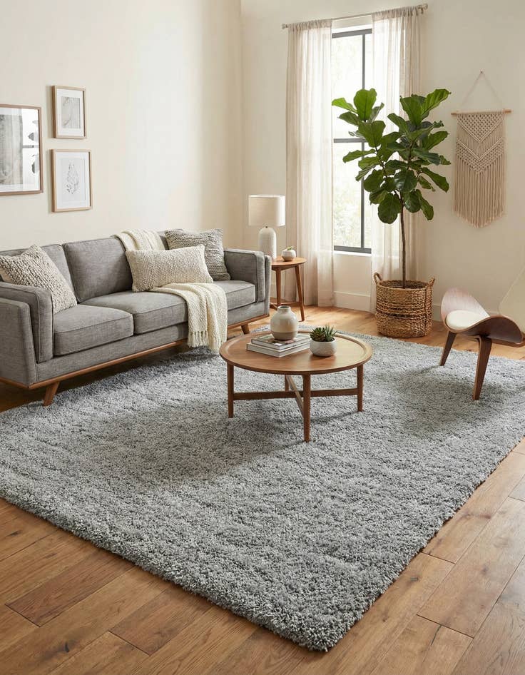 Detail image of  7' x 10' Soft Solid Shag Rug