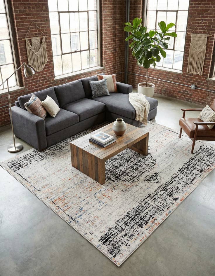 Detail image of 12' x 12' Aramis Square Rug