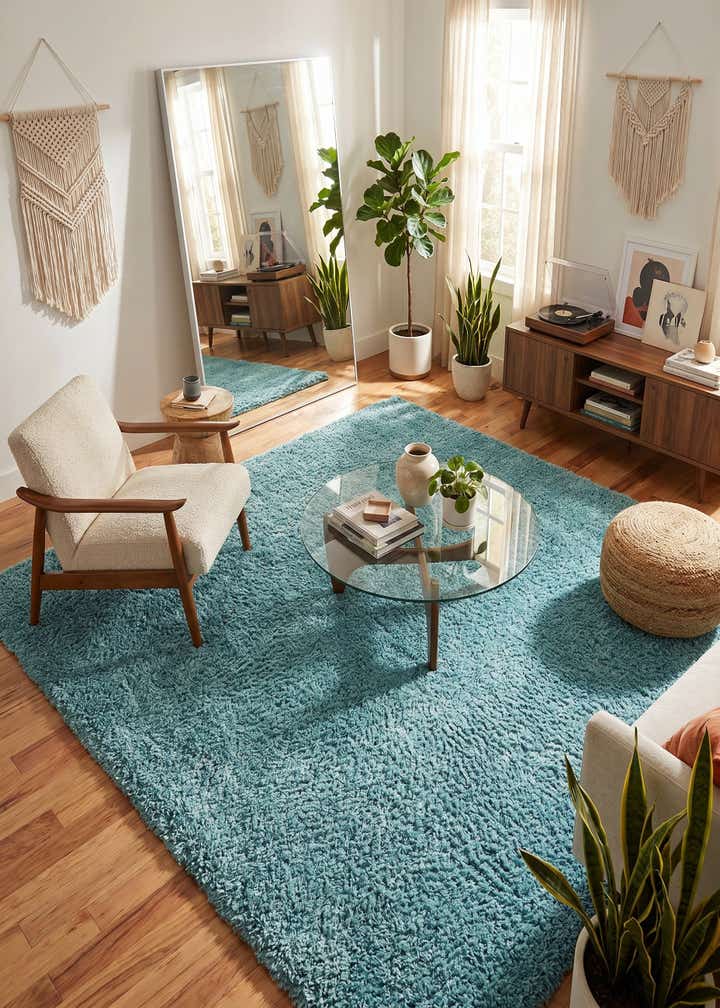 9' x 12' Zermatt Shag Rug