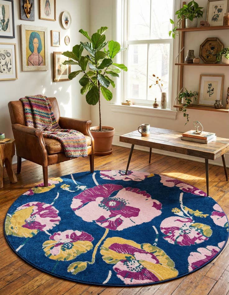 Detail image of 7' x 7' Bloom Round Rug