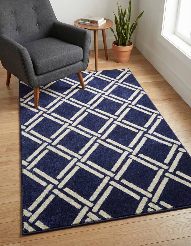 Detail image of 3' 3 x 5' 3 Lattice Rug