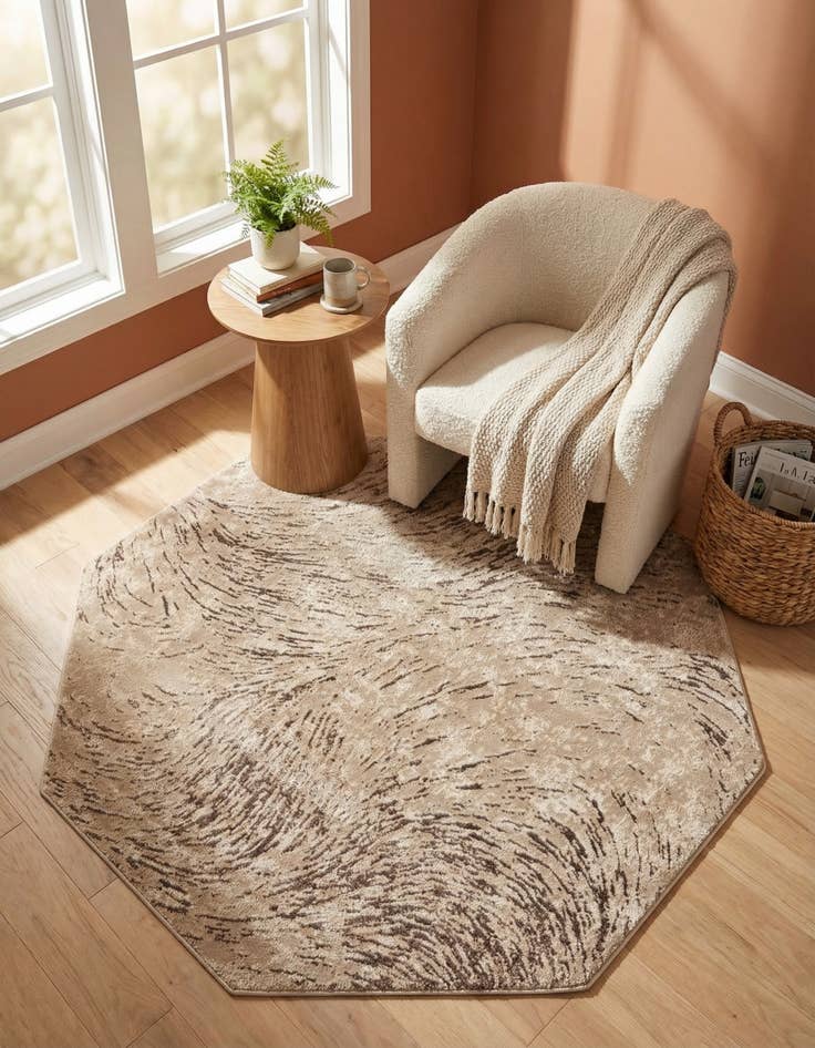 Detail image of 6' x 6' Oasis Octagon Rug