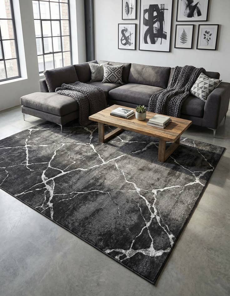 Detail image of 5' 3 x 7' Vogue Geo Rug