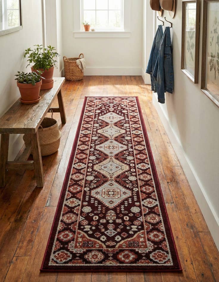 Detail image of 2' x 8' Kamala Washable Runner Rug