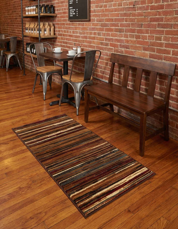 Detail image of 2' x 4' Coffee Shop Runner Rug
