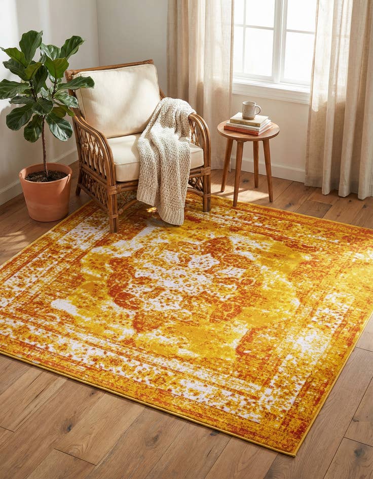 Detail image of 6' x 6' Monte Carlo Square Rug