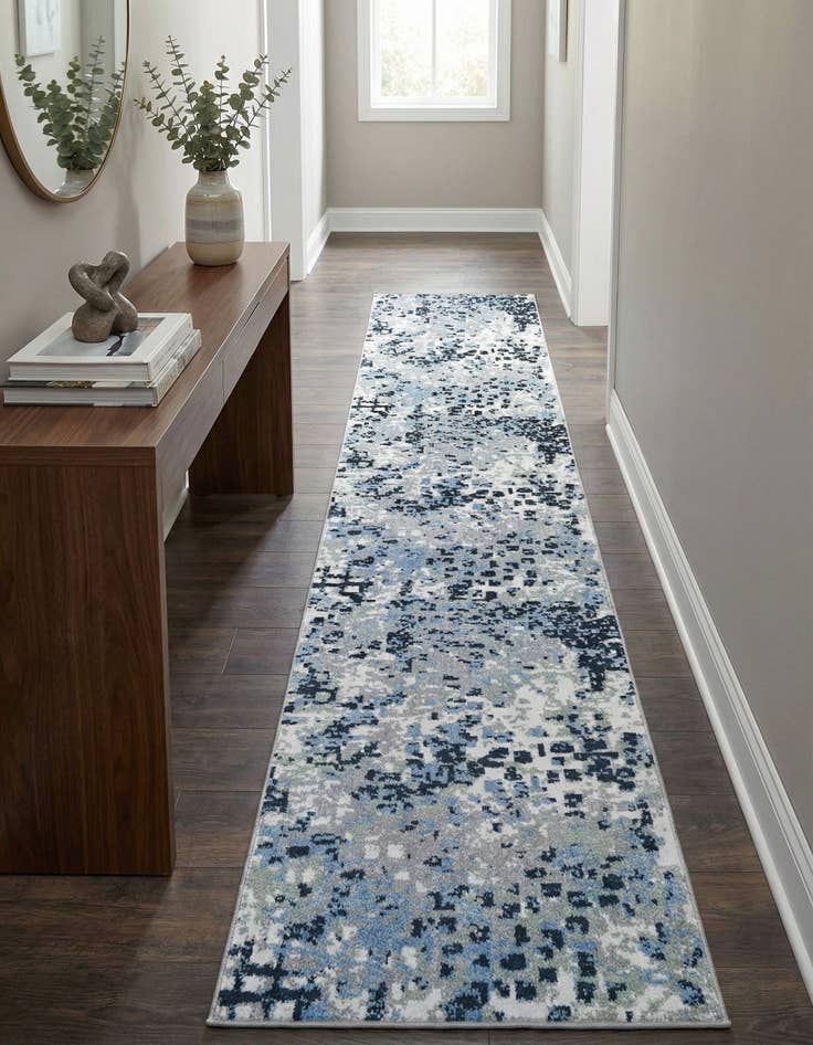 Detail image of 2' 7 x 12' Kamala Washable Runner Rug