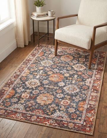 3' 6 x 5' 6 Washable Timeless Rug
