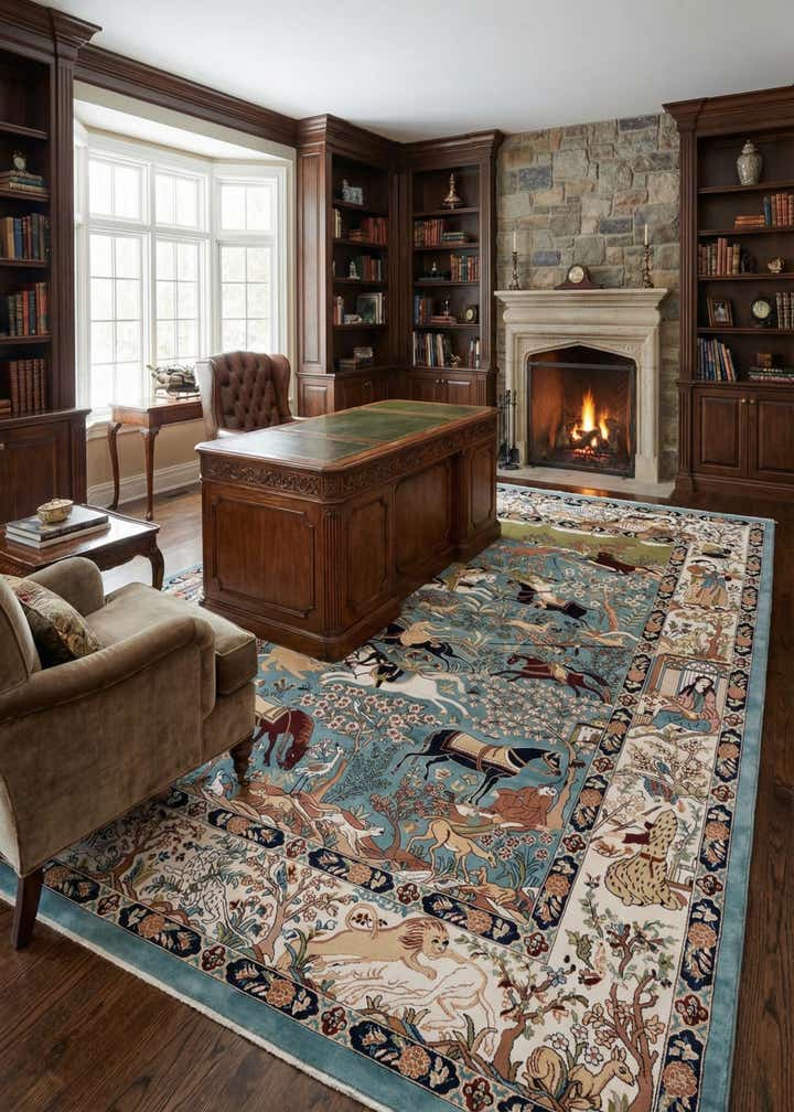 10' x 14' Nain Design Rug