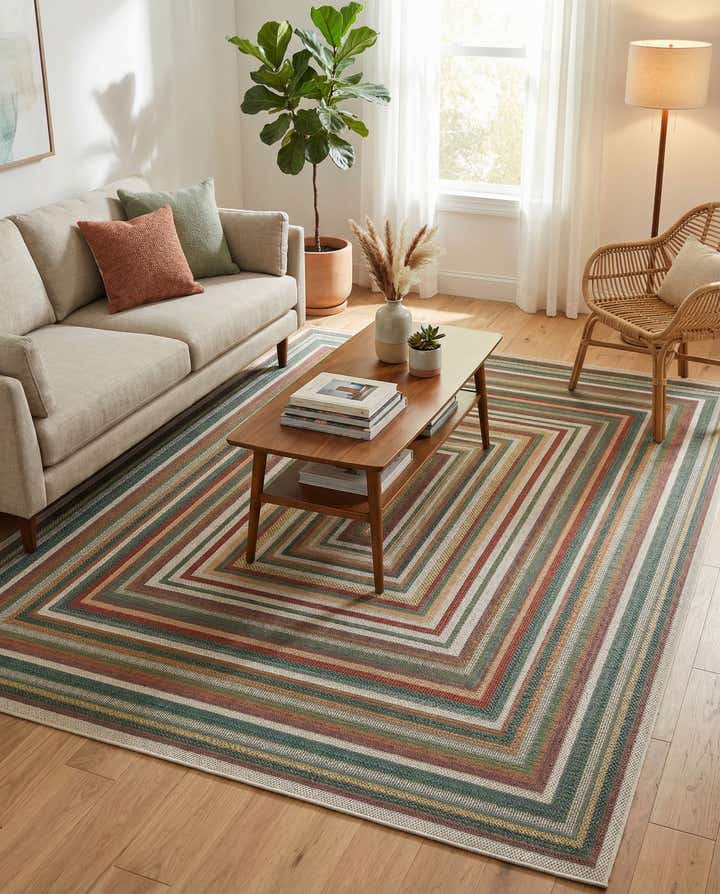 7' 10 x 11' Easy-Clean Baja Indoor / Outdoor Rug