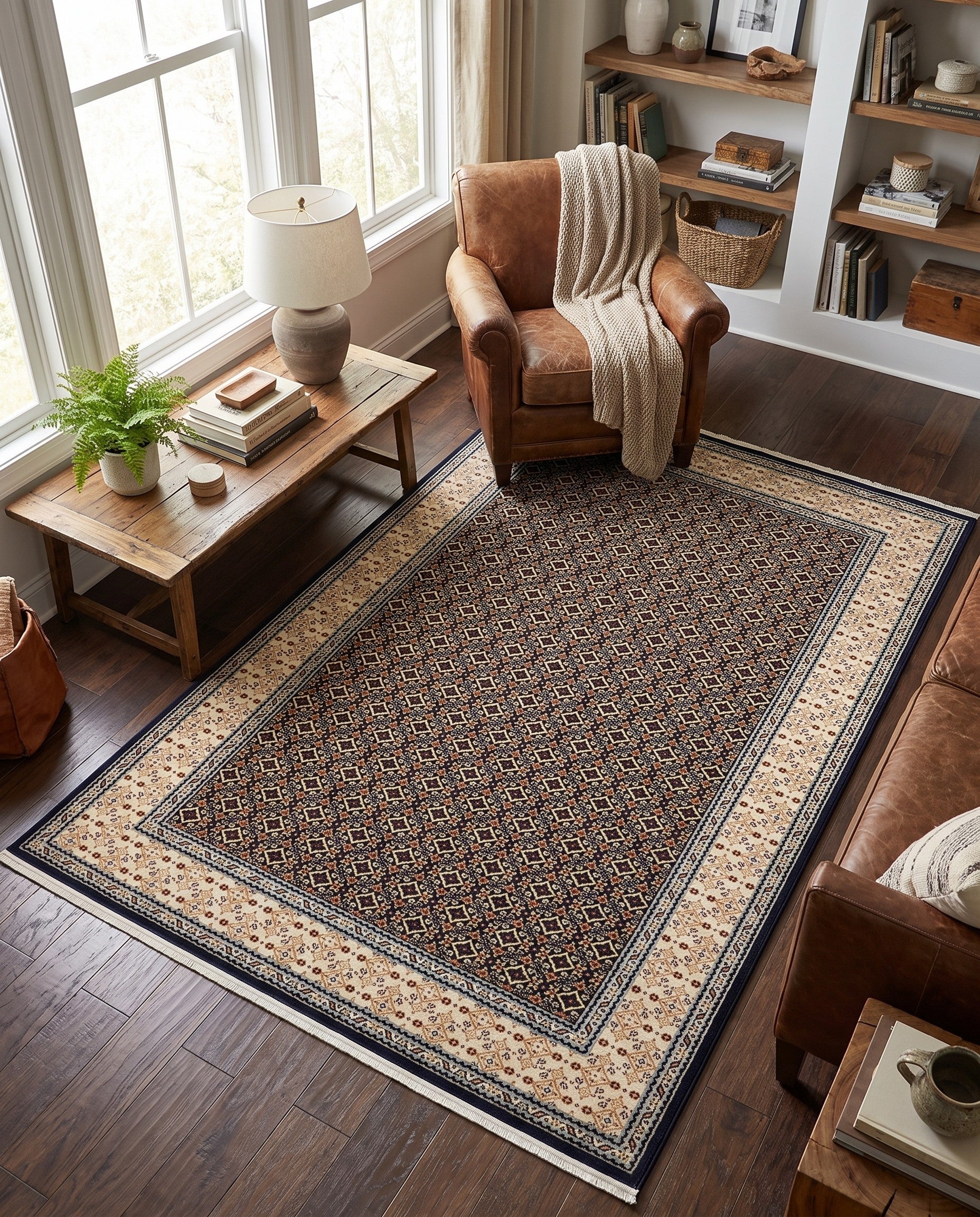 160cm x 245cm Nain Design Rug