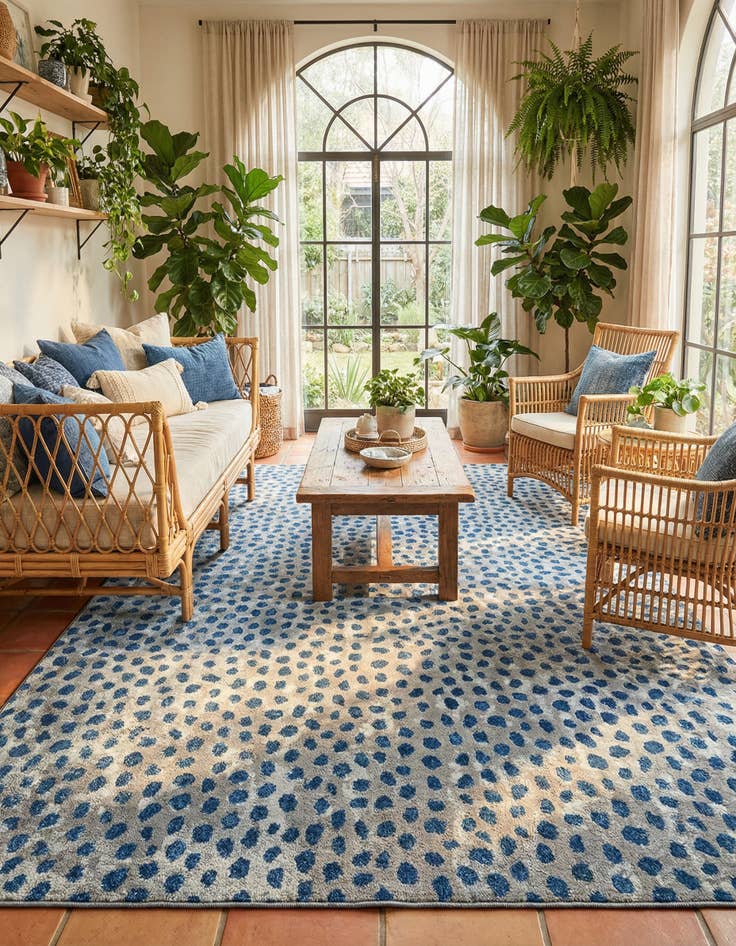 Detail image of 7' 10 x 10' Kamala Washable Rug