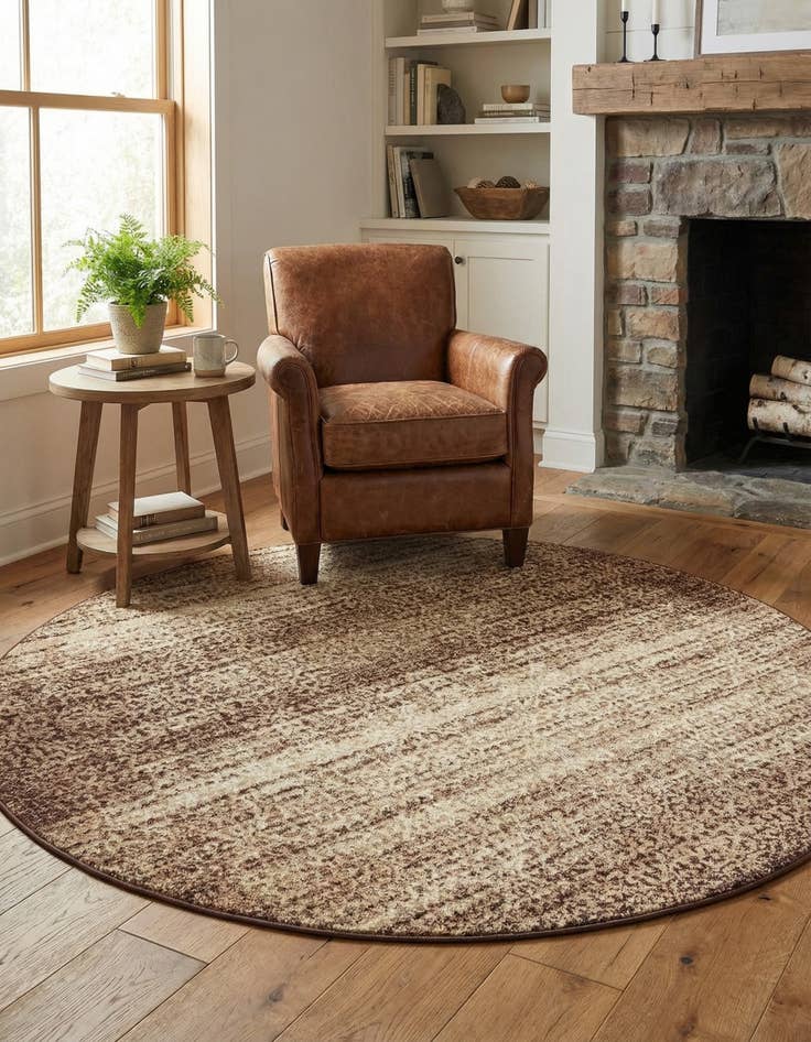 Detail image of 7' 10 x 7' 10 Equinox Round Rug