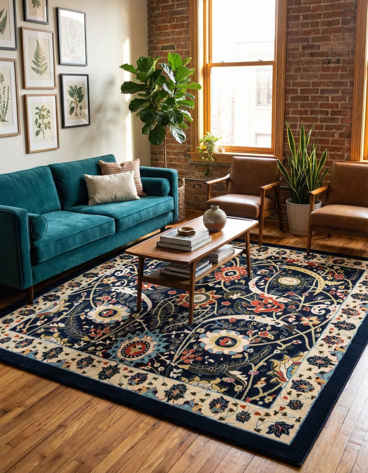 Detail image of 7' 10 x 7' 10 Neda Square Rug