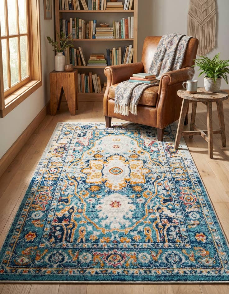 Detail image of 3' 3 x 5' 3 Madeline Vintage Rug