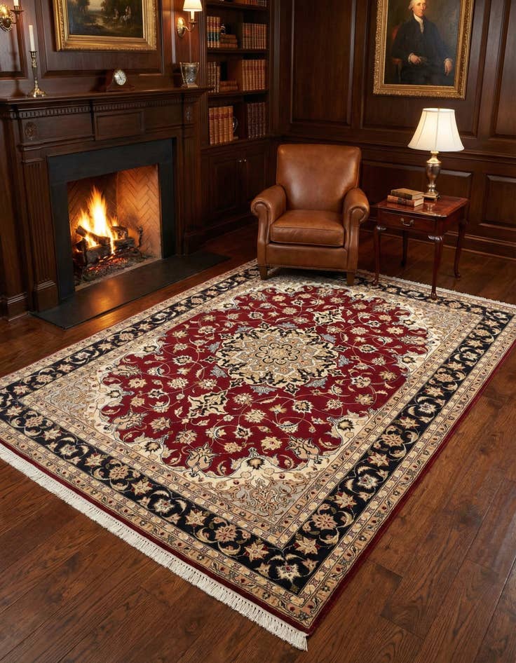 Detail image of 5' 1 x 6' 9 Tabriz Rug