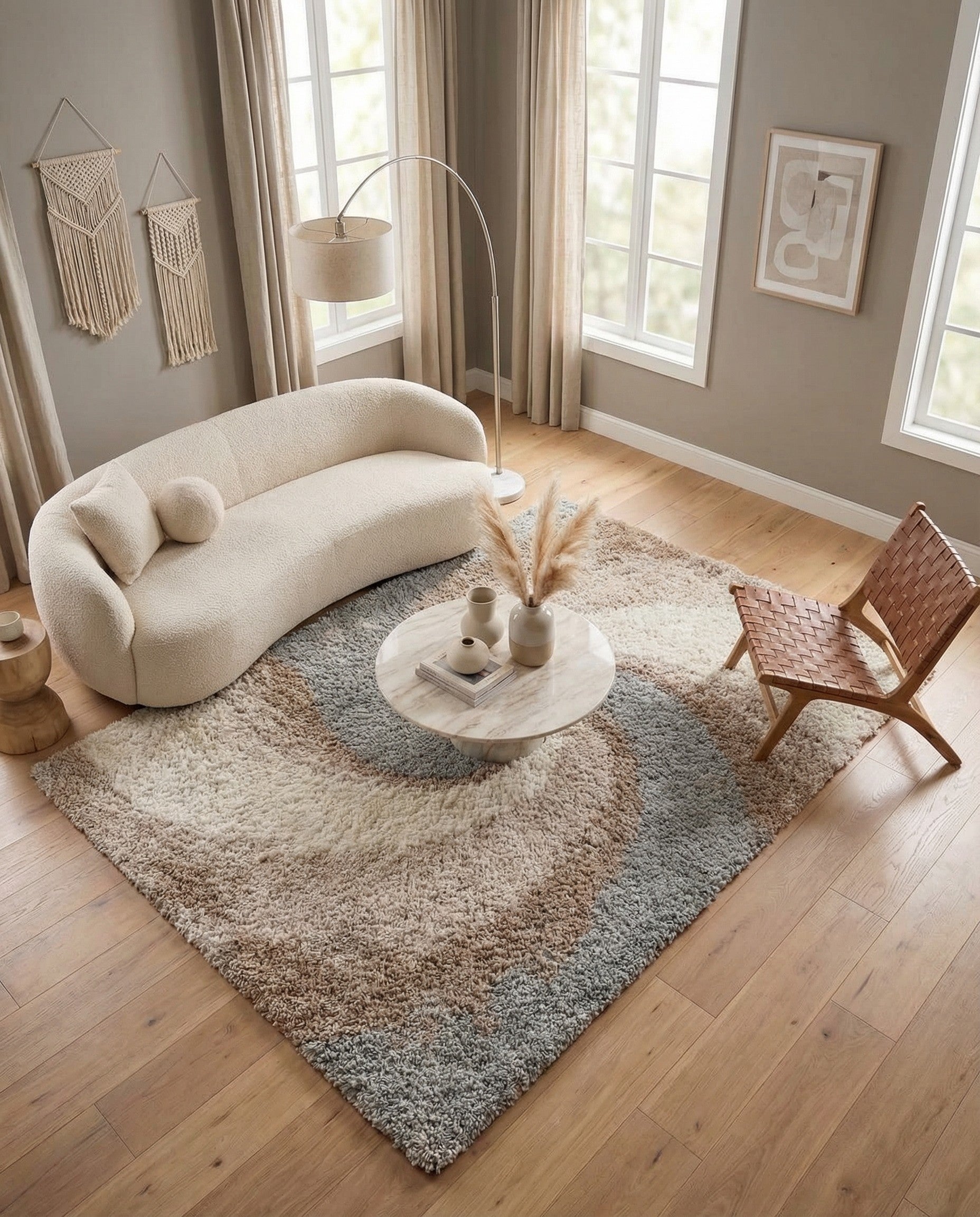 7' 10 x 11' Soft Touch Shag Rug