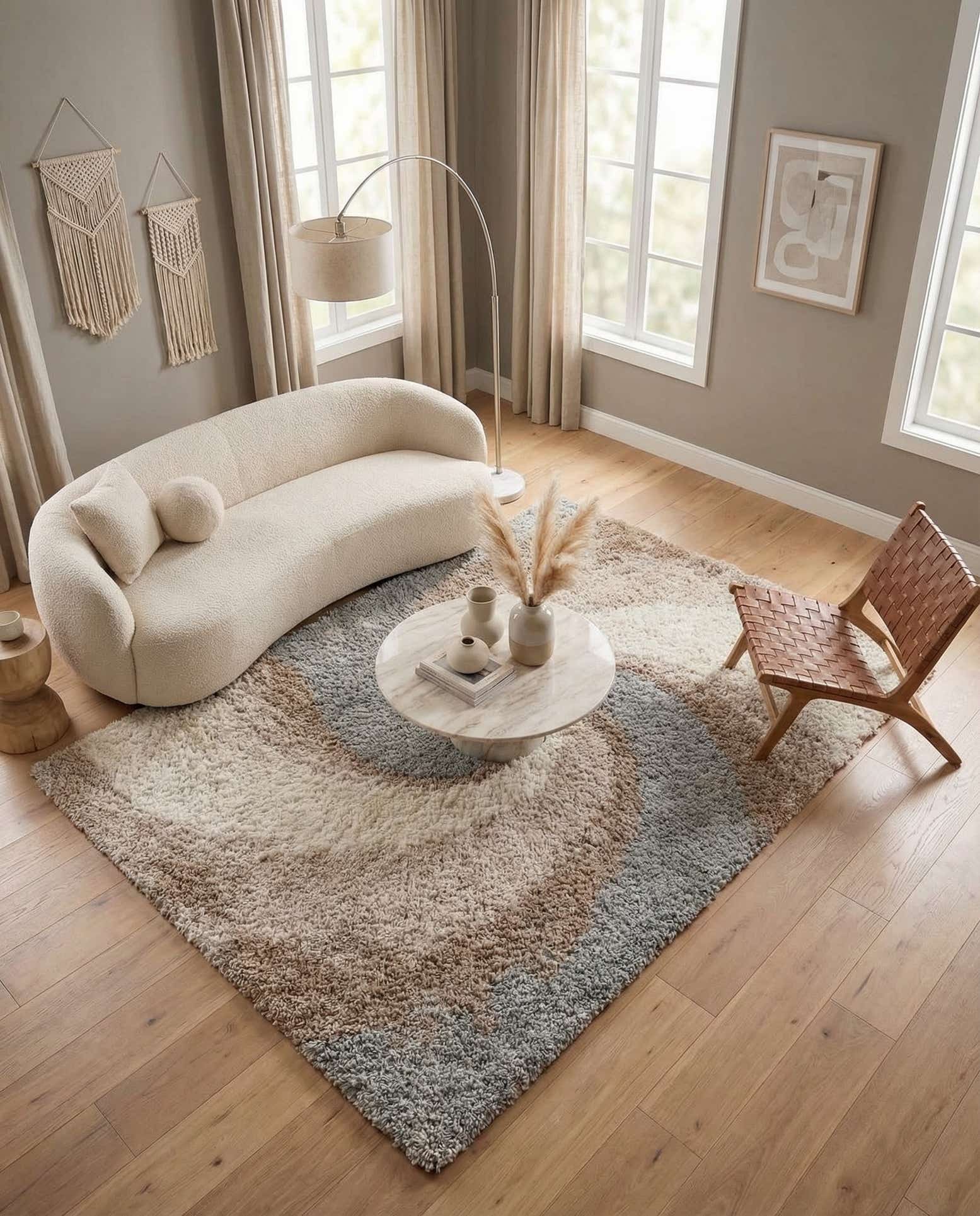 7' 10 x 11' Soft Touch Shag Rug