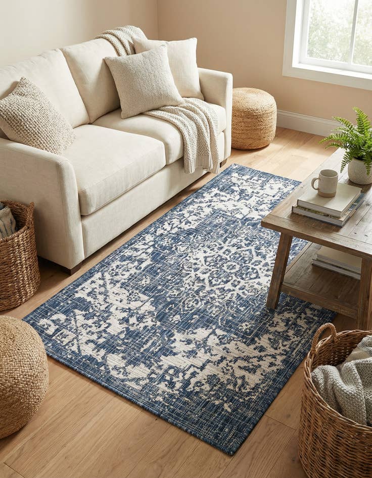 Detail image of 3' x 5' 3  Washable Jill Zarin Dubai Indoor / Outdoor Rug