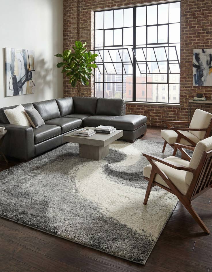 Detail image of 9' 10 x 13' Soft Touch Shag Rug