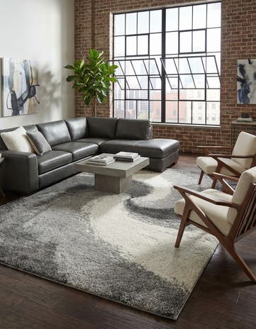 9' 10 x 13' Soft Touch Shag Rug