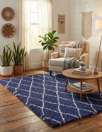 4' x 6' Moroccan Shag Rug
