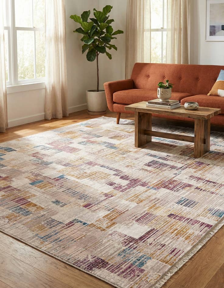 Detail image of 7' 10 x 7' 10 Deepa Square Rug