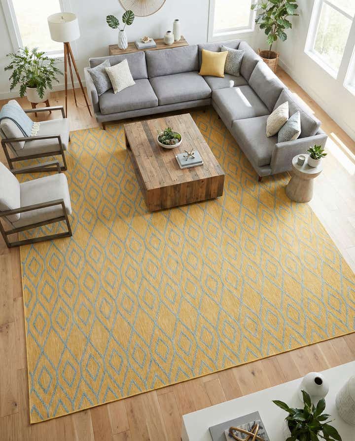 10' 8 x 10' 8 Easy-Clean Jill Zarin Turks and Caicos Indoor / Outdoor Square Rug