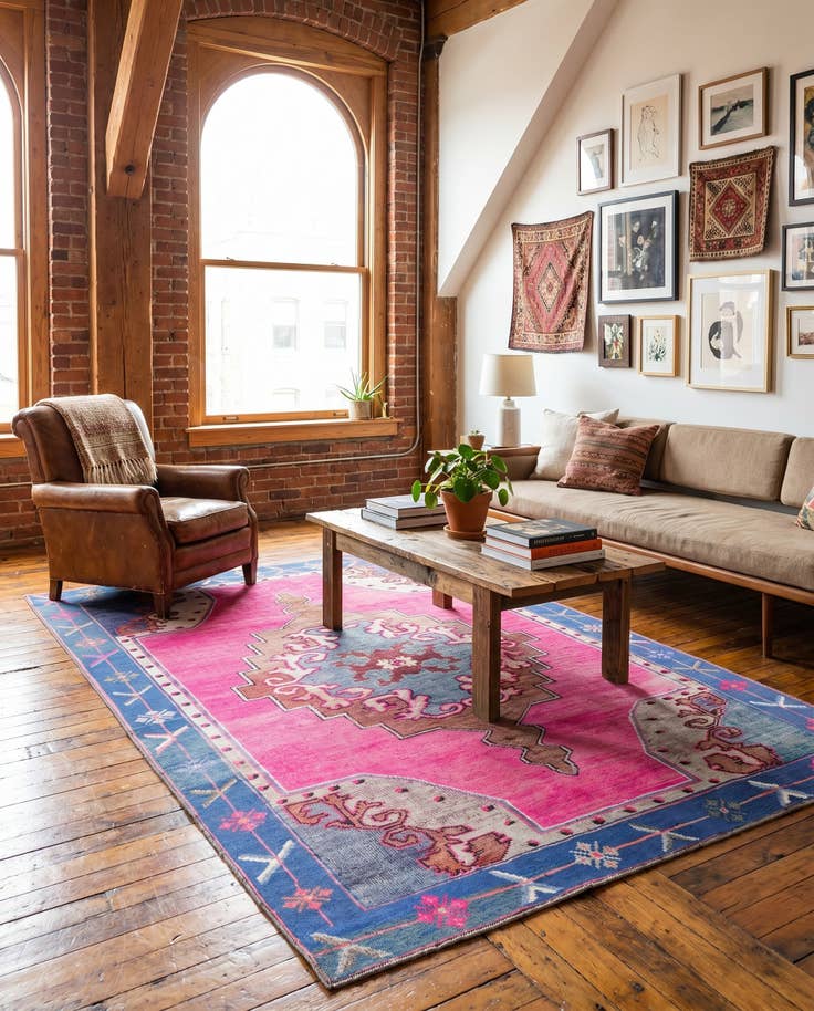 Detail image of 5' x 8' Washable Timeless Rug