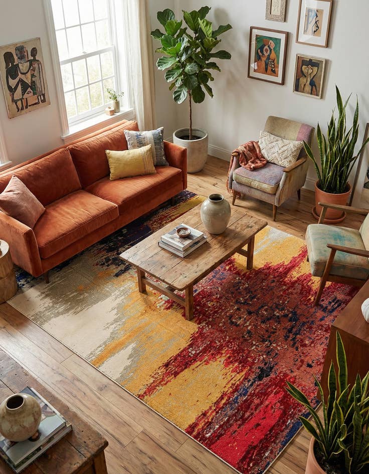 Detail image of 9' x 12' 2  Washable Casablanca Rug