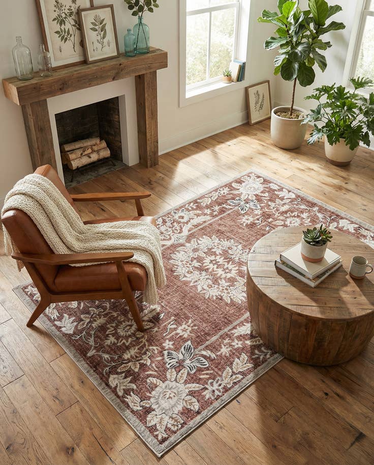 Detail image of 5' 3 x 8' Eco Traditional Rug