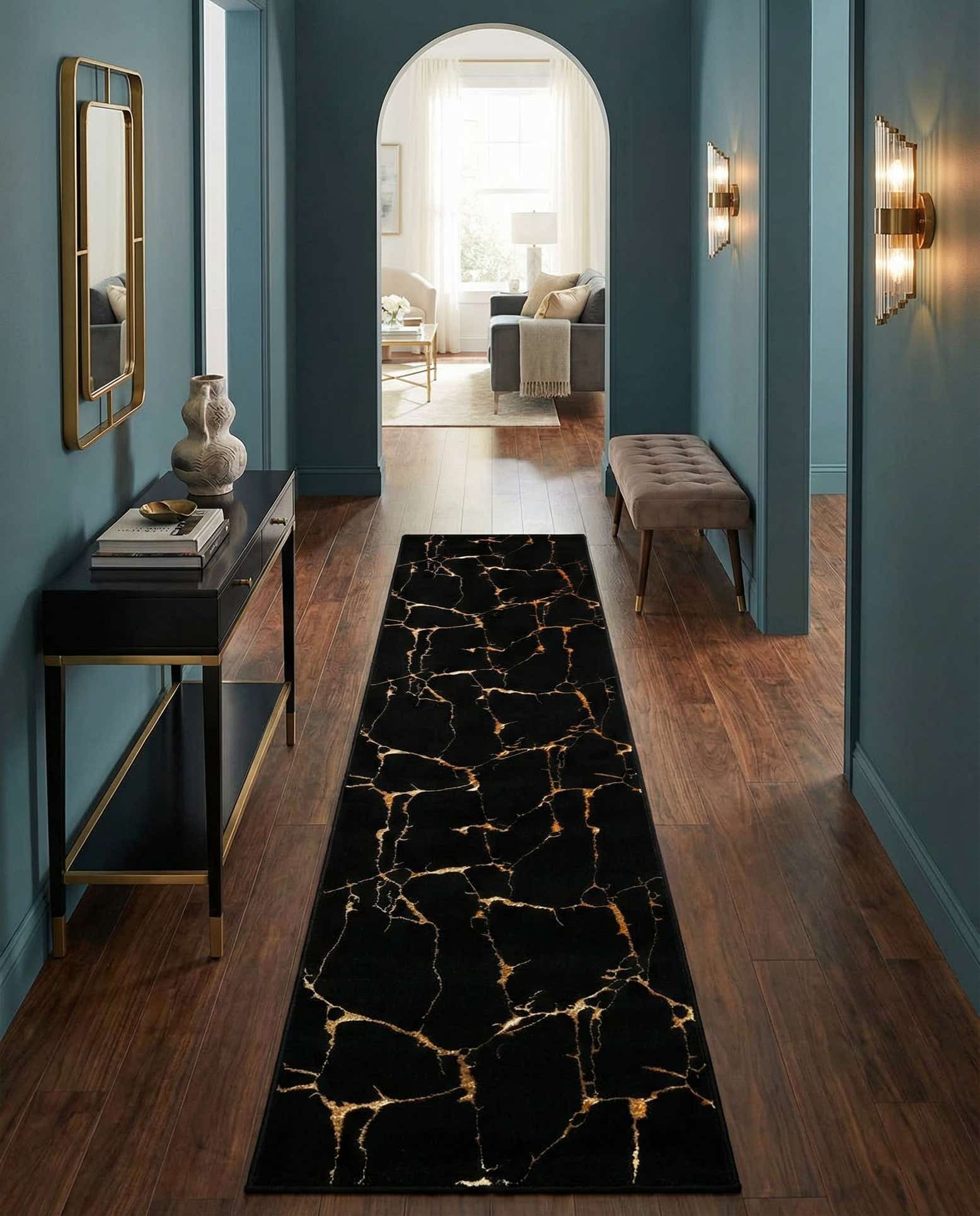 2' 7 x 12' Vogue Geo Runner Rug