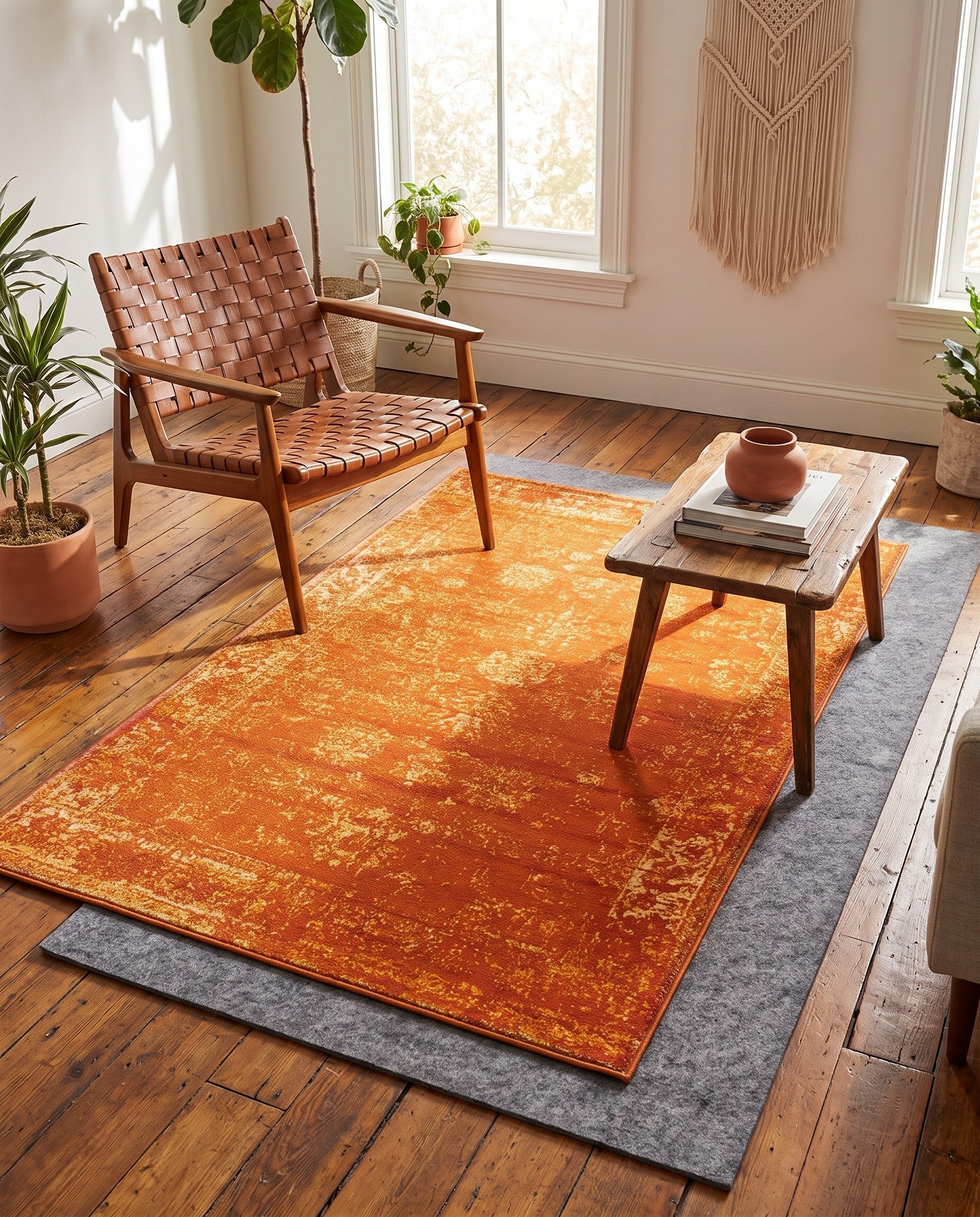 5' 3 x 8' Monte Carlo Rug With Pad Bundle
