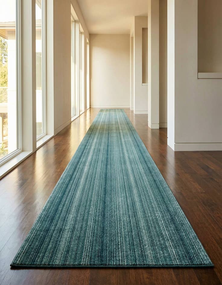 Detail image of  6' 3 x 26' 3 Gemstone Runner Rug