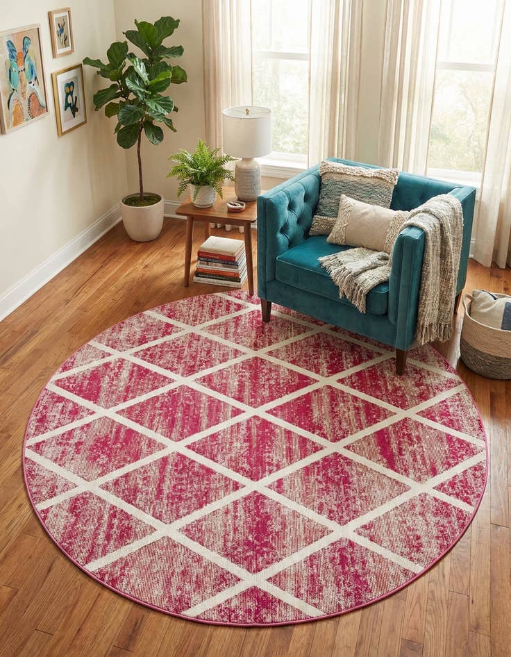 Detail image of 7' x 7' Starlight Round Rug