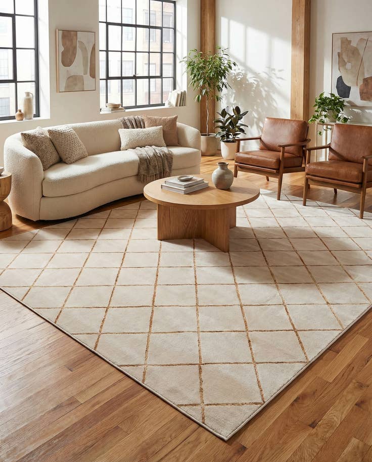 Detail image of 10' x 10' Vogue Geo Square Rug