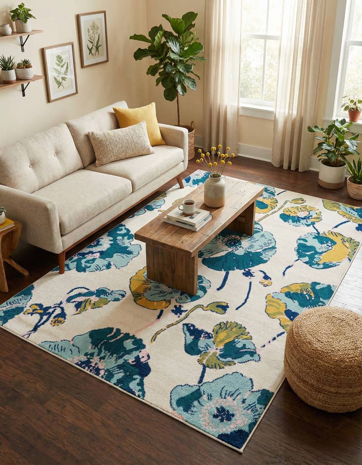 Detail image of 5' 3 x 8' Bloom Rug