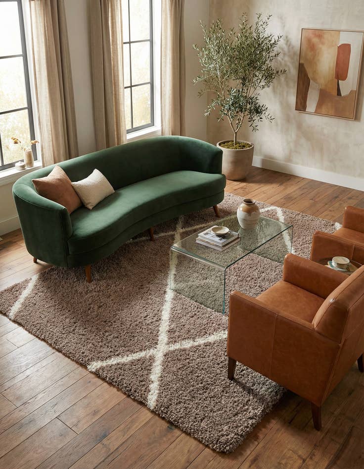 Detail image of 9' x 12' Infinity Shag Rug