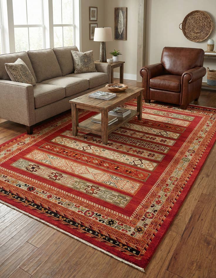 Detail image of 6' x 9' Kashkuli Gabbeh Rug