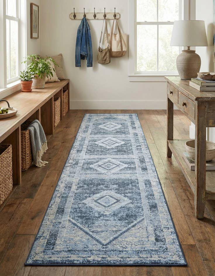 Detail image of 2' 7 x 12' Kamala Washable Runner Rug