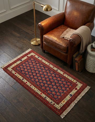 2' 6 x 4' 6 Hand Knotted Moroccan Wool Rug