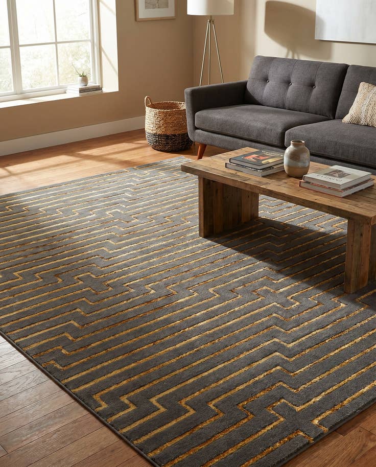 Detail image of 7' 10 x 10' Vogue Geo Rug